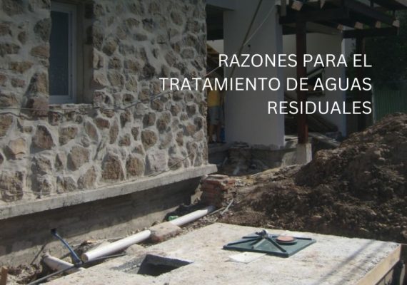 Sistema de tratamiento de aguas residuales compacto Biomicrobics instalado en área verde